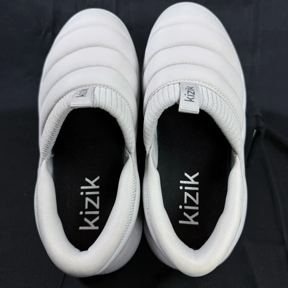 Kizik Mars Roamer Slip On‎ Shoes Size Men's 6 Women's 7.5 Grey Puffer Comfort